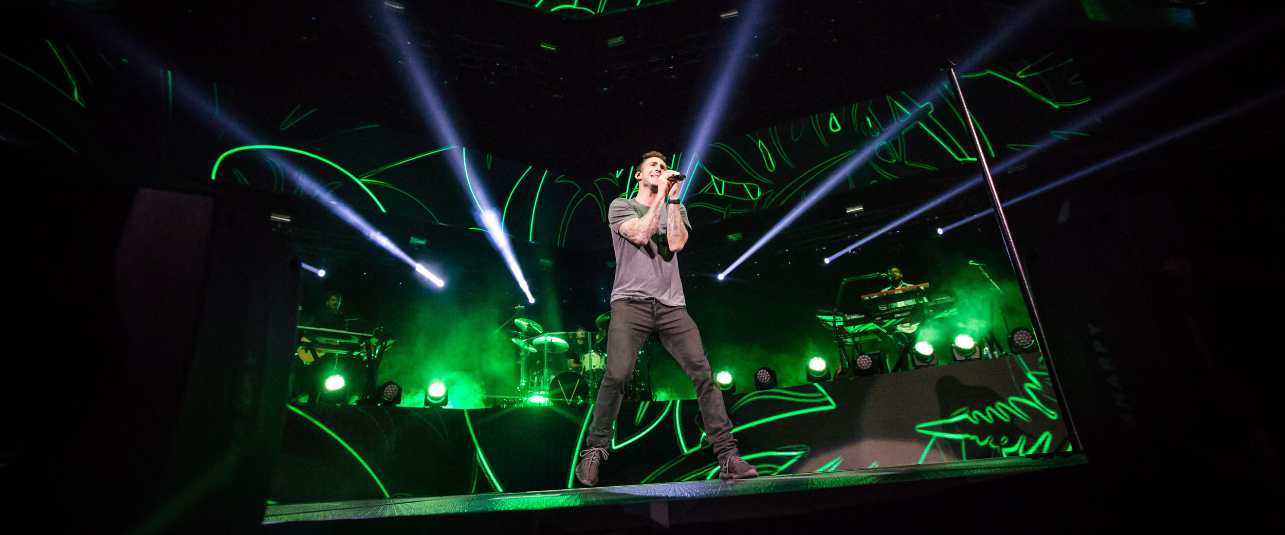 Adam Levine performs at Cisco Live.