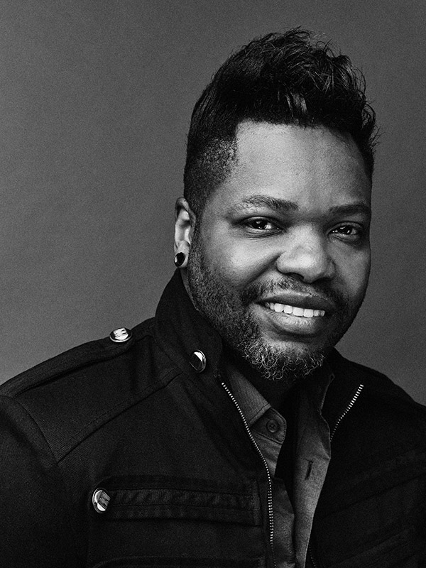 A black and white headshot of DeWayne Williams.