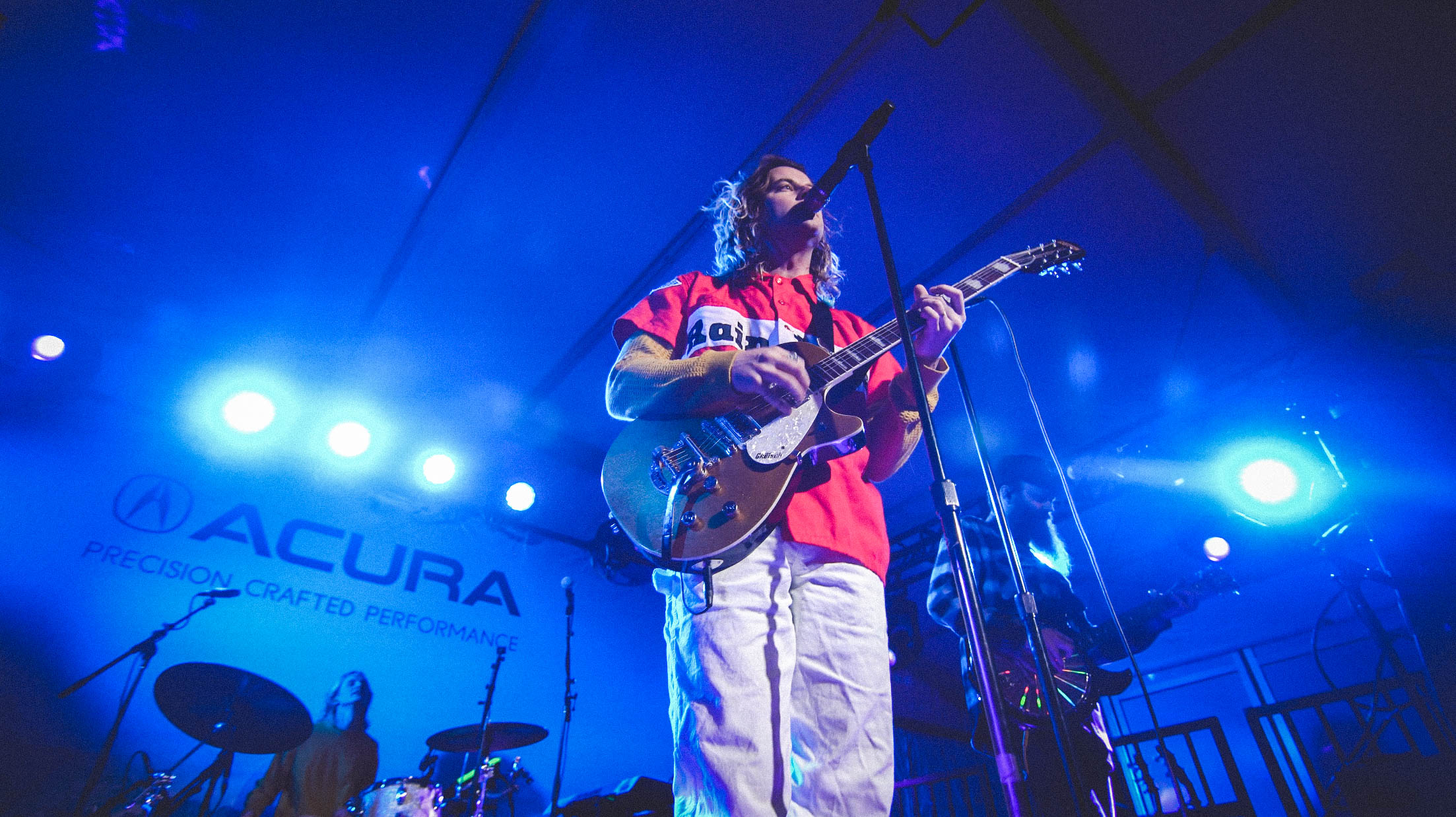 Performers onstage at the Acura Sundance Film Festival.