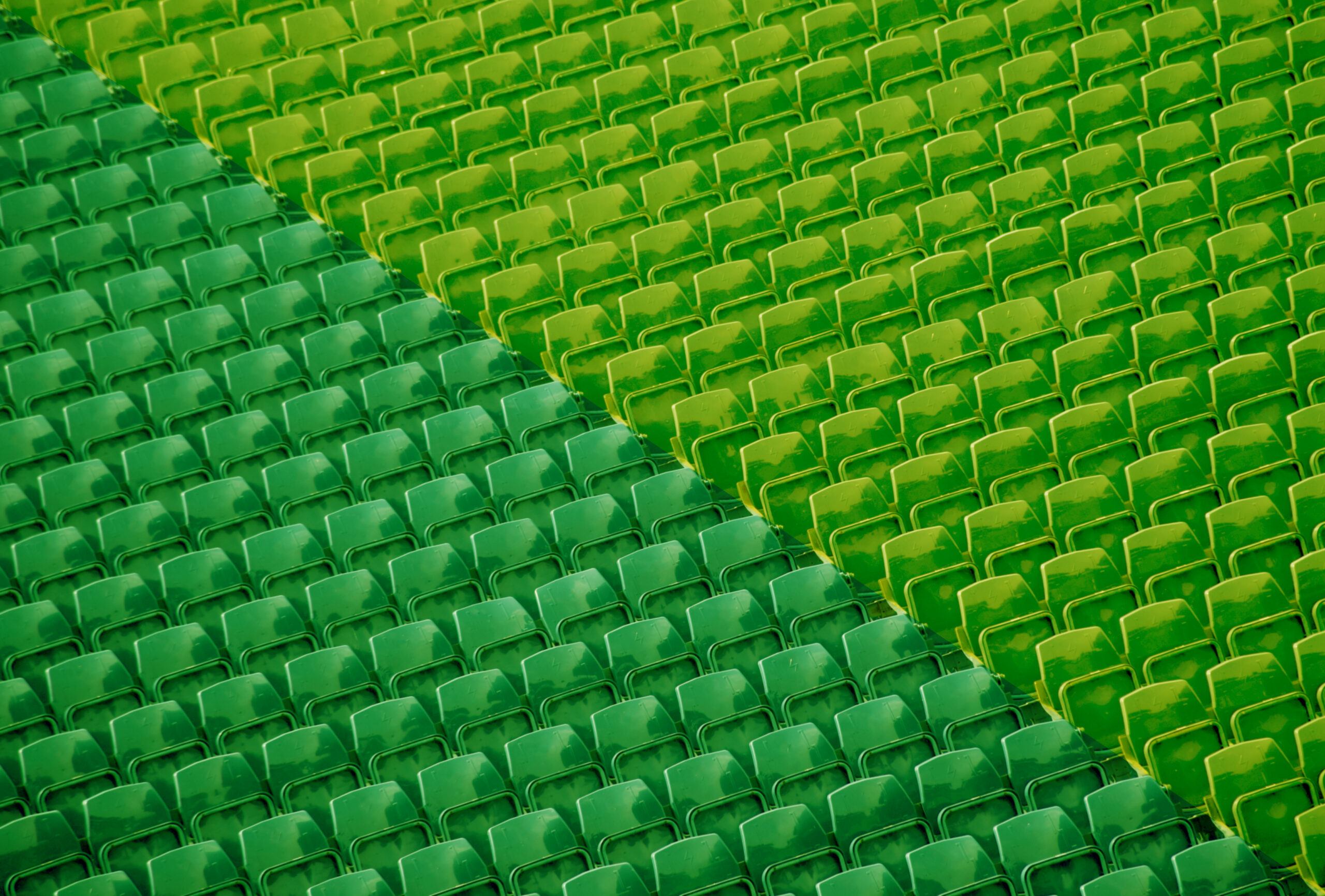 Chair of football seats general sports stadium